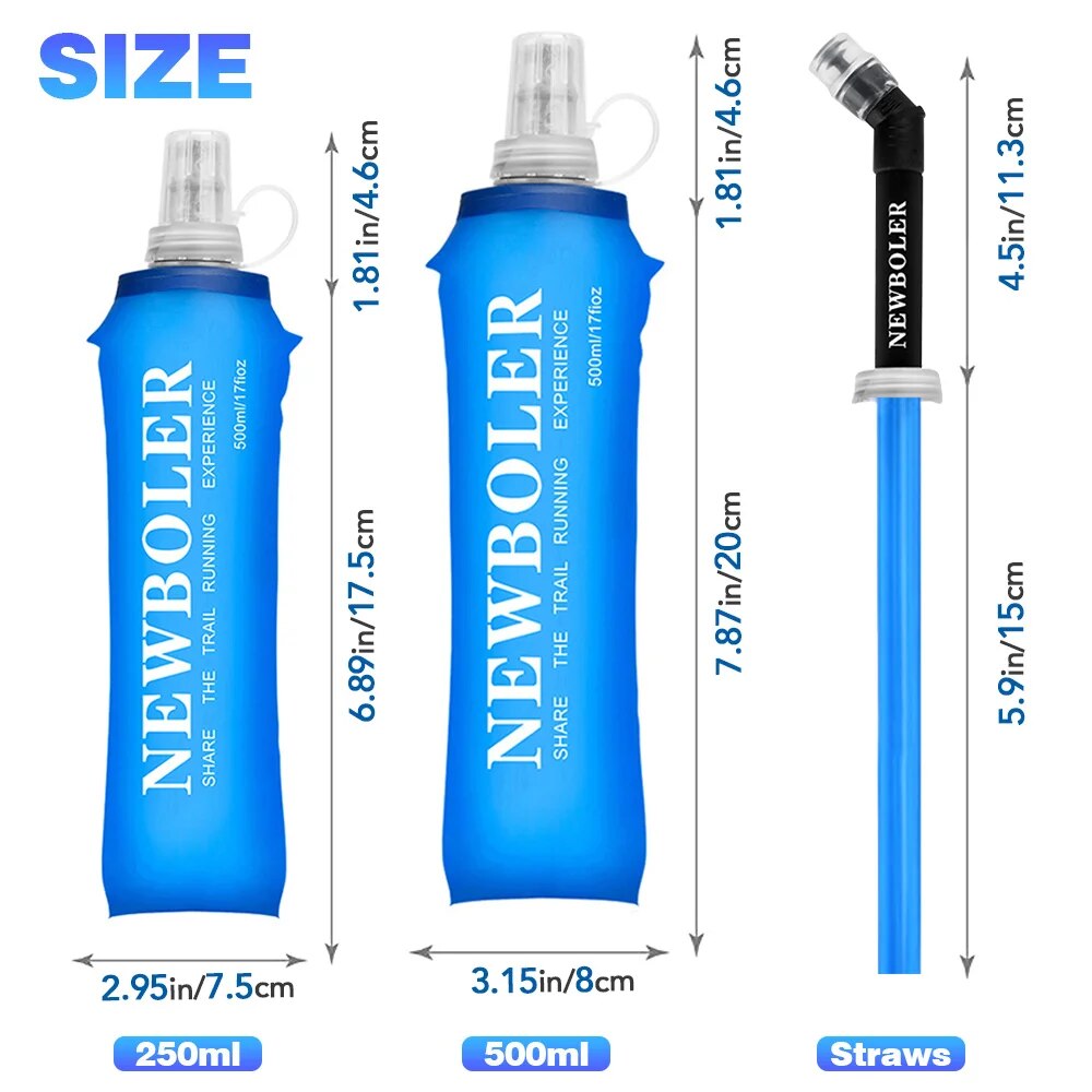 NEWBOLER 250ml 500ml su şişesi - Water Bag Collapsible incelemesi ve fiyatı