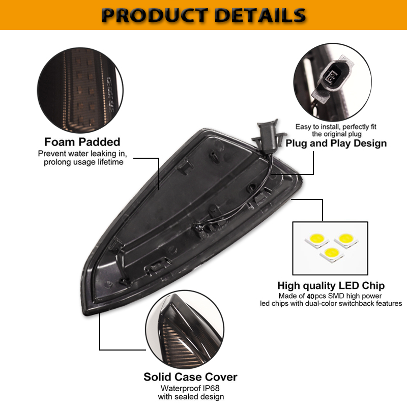 LED Dinamik Dönüş sinyal ışığı - Signal Panel Orange incelemesi ve fiyatı