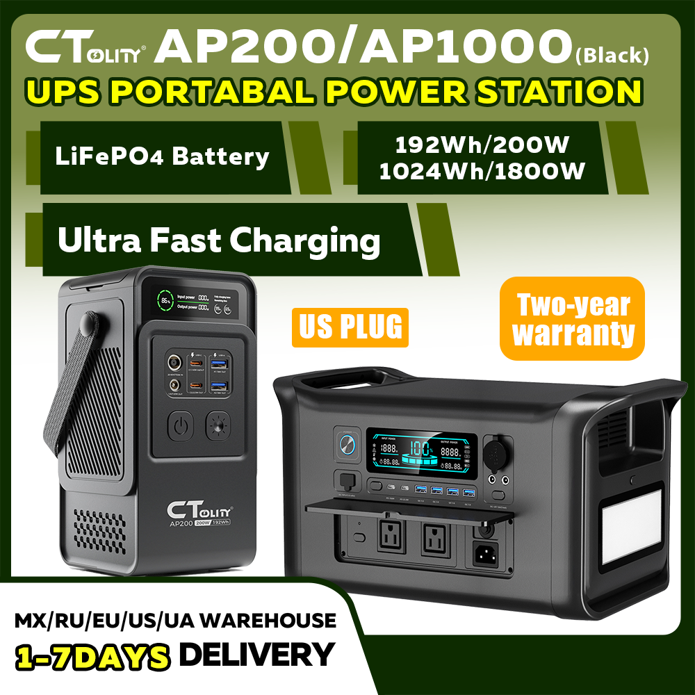 CTOLITY AP200 AP1000 Siyah sti - Solar Emergency Charger incelemesi ve fiyatı