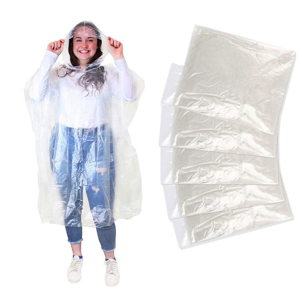 10 adet yetişkin tek kullanıml - Emergency Poncho Rain incelemesi ve fiyatı