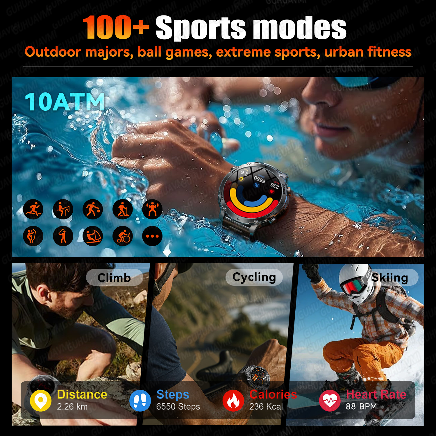 Military Garde Spor Akıllı Saa - Compass Lensatic incelemesi ve fiyatı
