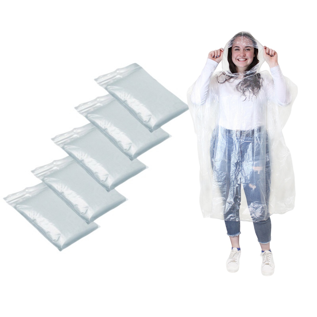 12 adet tek kullanımlık su geç - Emergency Poncho Rain incelemesi ve fiyatı