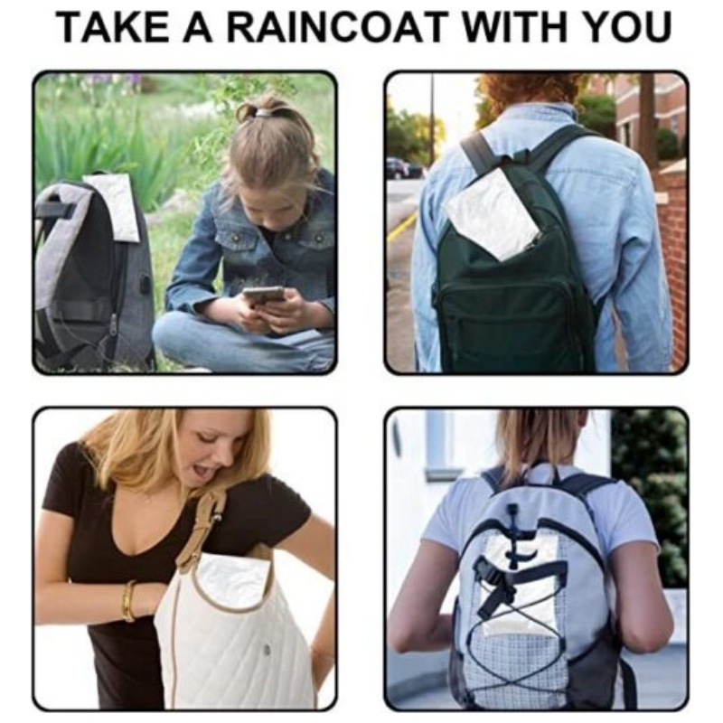 12 adet tek kullanımlık su geç - Emergency Poncho Rain incelemesi ve fiyatı