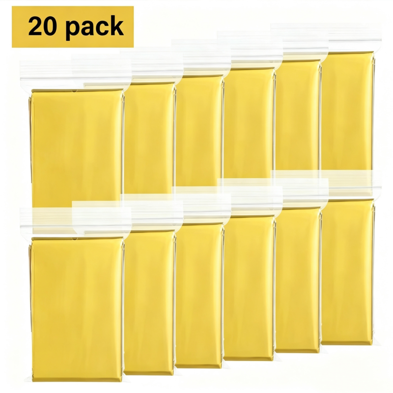 20 adet paketsiz toplu dev 83x - Survival Blanket Reflective incelemesi ve fiyatı
